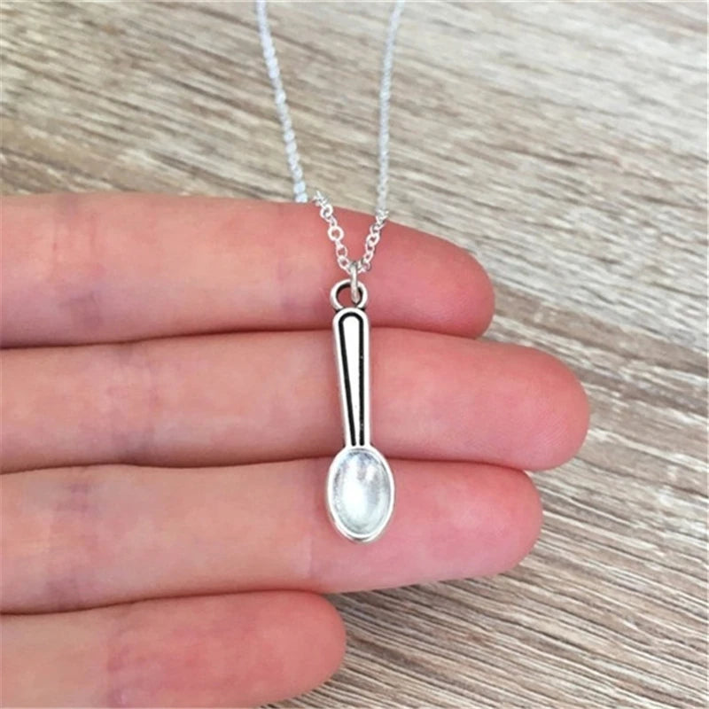 Silver Spoon Necklace