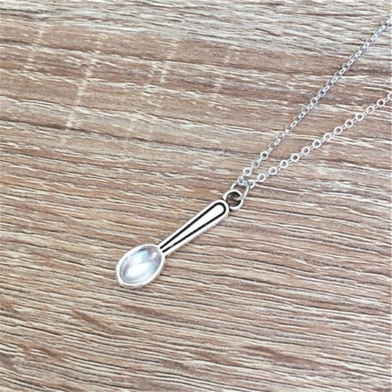 Silver Spoon Necklace