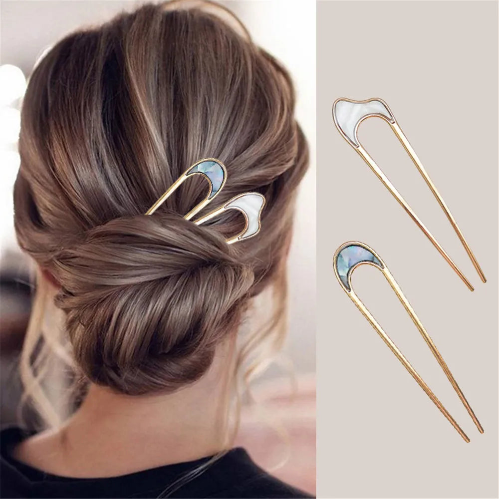 Jaffna Mother of Pearl Stick Hair Pin