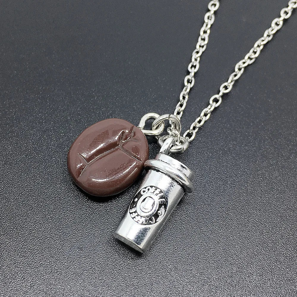 San Francisco Coffee Bean Necklace